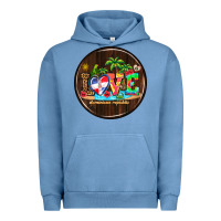 Pigment Pebble Blue dominican republic coasters Urban Hoodie - AdoDesignShop
