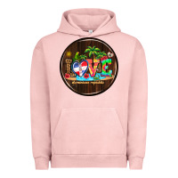 Pigment Salmon dominican republic coasters Urban Hoodie - AdoDesignShop