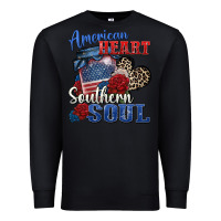 Black american heart southern soul Premium Sweatshirt - Zillion Design Studio