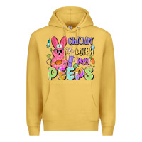 Antique Gold chillin' with my peeps Premium Hoodie - Artiststas