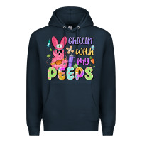 Navy chillin' with my peeps Premium Hoodie - Artiststas