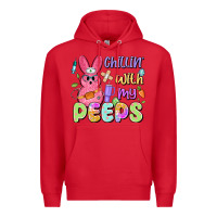 Red chillin' with my peeps Premium Hoodie - Artiststas