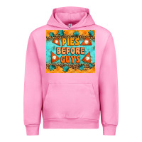 Fuchsia Pink Pies Before Guys Urban Hoodie - Artiststas