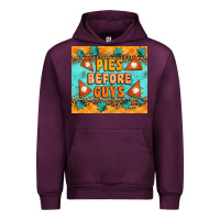 Mauve Wine Pies Before Guys Urban Hoodie - Artiststas