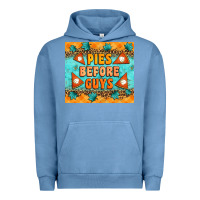 Pigment Pebble Blue Pies Before Guys Urban Hoodie - Artiststas