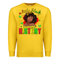 Lemon a little black history with girl juneteenth Premium Sweatshirt - texasbilliewilder