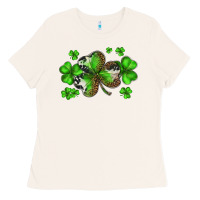 Bone st. patricks day shamrocks Ladies Tee - BarkalooDesign