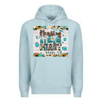 Blue Mist nursing is a work of heart Premium Hoodie - JahusDesignShop
