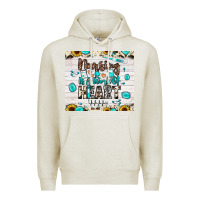 Oatmeal Heather nursing is a work of heart Premium Hoodie - JahusDesignShop