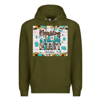 Army Green nursing is a work of heart Premium Hoodie - JahusDesignShop