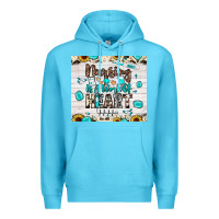 Ocean Blue nursing is a work of heart Premium Hoodie - JahusDesignShop