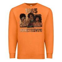 Carrot 1865 juneteenth melanin with afro Premium Sweatshirt - texasbilliewilder