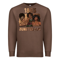 Chestnut 1865 juneteenth melanin with afro Premium Sweatshirt - texasbilliewilder