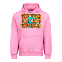 Fuchsia Pink Pies Before Guys Urban Hoodie - Artiststas
