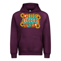 Mauve Wine Pies Before Guys Urban Hoodie - Artiststas
