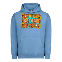 Pigment Pebble Blue Pies Before Guys Urban Hoodie - Artiststas