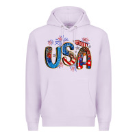 Lilac usa 4th of july Premium Hoodie - Artiststas