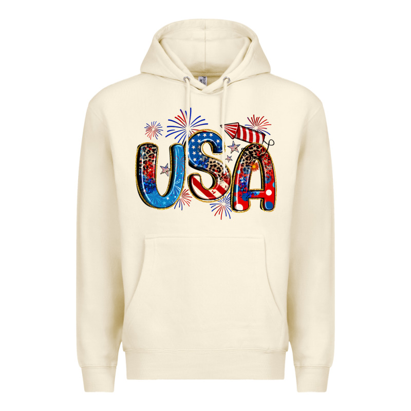 Usa 4th Of July Premium Hoodie by Artiststas | Teevron