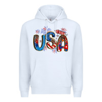 White usa 4th of july Premium Hoodie - Artiststas