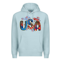 Blue Mist usa 4th of july Premium Hoodie - Artiststas