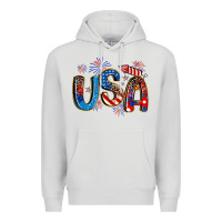 Dove Grey usa 4th of july Premium Hoodie - Artiststas
