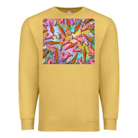 Antique Gold Easter bunny carrot and quail egg Premium Sweatshirt - RanaPortraitStore