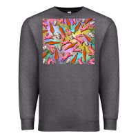 Charcoal Heather Easter bunny carrot and quail egg Premium Sweatshirt - RanaPortraitStore