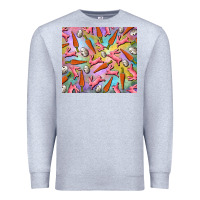Heather Grey Easter bunny carrot and quail egg Premium Sweatshirt - RanaPortraitStore