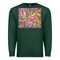 Sports Green Easter bunny carrot and quail egg Premium Sweatshirt - RanaPortraitStore