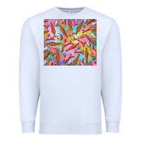 White Easter bunny carrot and quail egg Premium Sweatshirt - RanaPortraitStore