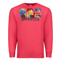 Cardinal america mason jar Premium Sweatshirt - Zillion Design Studio