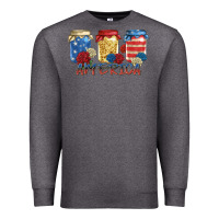 Charcoal Heather america mason jar Premium Sweatshirt - Zillion Design Studio