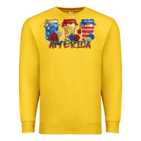 Lemon america mason jar Premium Sweatshirt - Zillion Design Studio