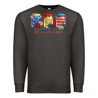 Smoke america mason jar Premium Sweatshirt - Zillion Design Studio