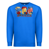 True Royal america mason jar Premium Sweatshirt - Zillion Design Studio