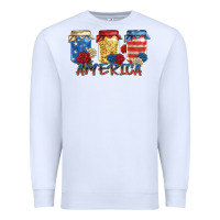 White america mason jar Premium Sweatshirt - Zillion Design Studio