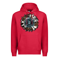 Cardinal cowhide leopard and  leather sunflower Premium Hoodie - RanaPortraitStore