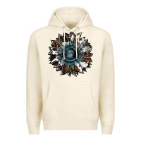 Tofu cowhide leopard and  leather sunflower Premium Hoodie - RanaPortraitStore