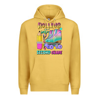 Antique Gold rolling into second grade Premium Hoodie - BundleAndBundleShop