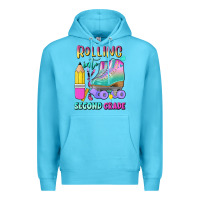 Ocean Blue rolling into second grade Premium Hoodie - BundleAndBundleShop