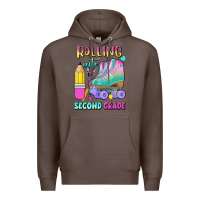 Coffee rolling into second grade Premium Hoodie - BundleAndBundleShop