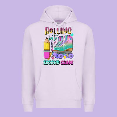 Rolling Into Second Grade Premium Hoodie Designed By Bundleandbundleshop