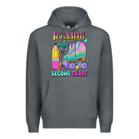 Rock rolling into second grade Premium Hoodie - BundleAndBundleShop