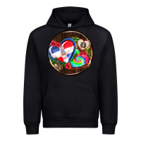 Black dominican republic coasters Urban Hoodie - AdoDesignShop