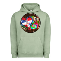 Pigment Oil Green dominican republic coasters Urban Hoodie - AdoDesignShop