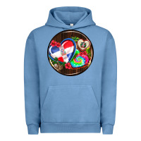 Pigment Pebble Blue dominican republic coasters Urban Hoodie - AdoDesignShop