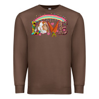 Chestnut Easter Bunny Love With Rainbow Premium Sweatshirt - RanaPortraitStore