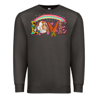 Smoke Easter Bunny Love With Rainbow Premium Sweatshirt - RanaPortraitStore