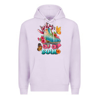 Lilac vintage soul Premium Hoodie - BundleAndBundleShop