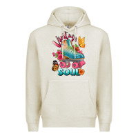 Oatmeal Heather vintage soul Premium Hoodie - BundleAndBundleShop